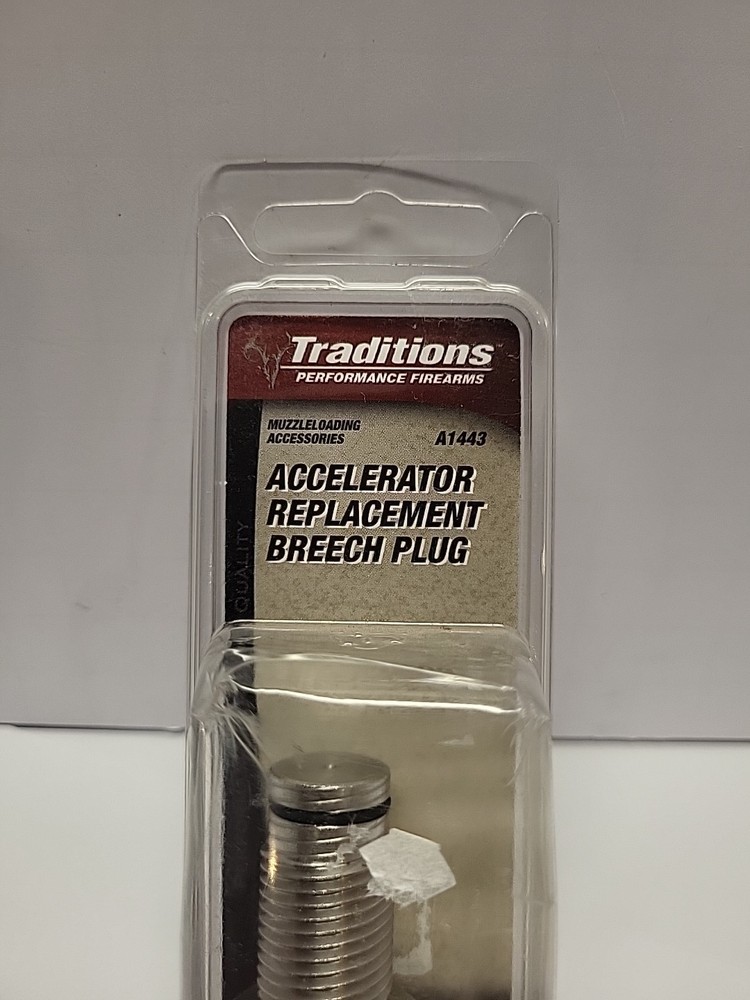 TRADITIONS ACCELERATOR REPLACEMENT BREECH PLUG A1443