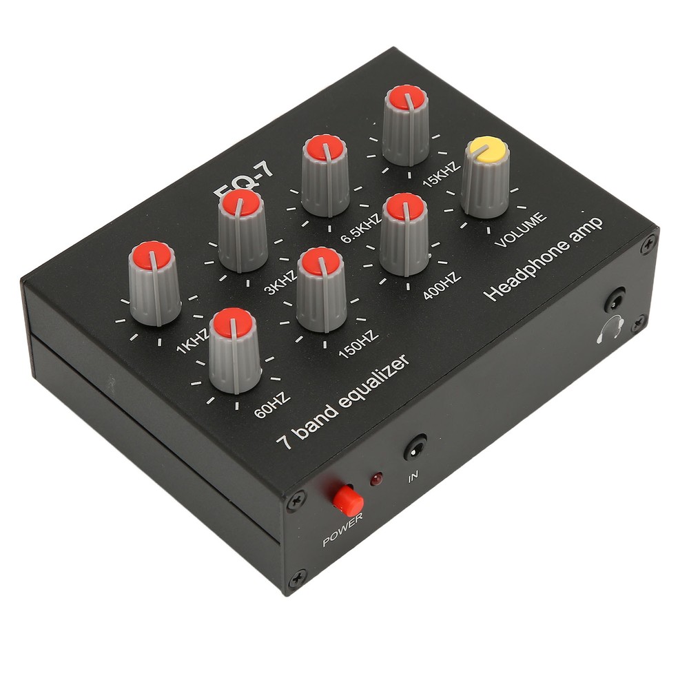 7 Band Sound Equalizer Output Input 7 Band Equalizer High Bass Adjustment