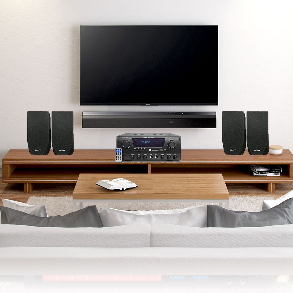 Professional Bluetooth Receiver with USB & SD Card Inputs, 1000 Watts Peak Power