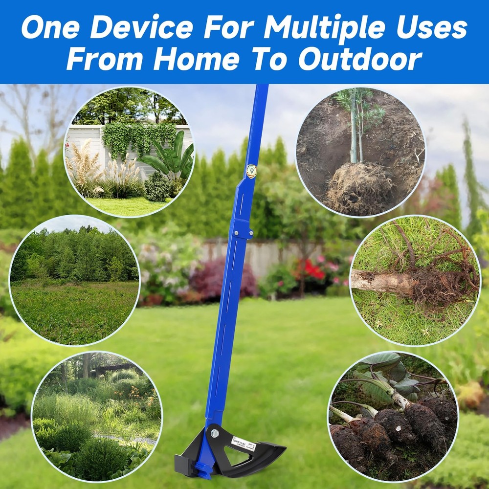 Sapling Puller Tool - Heavy Duty Tree Root Puller for ¼ to 1-3/8" Woody Stems...