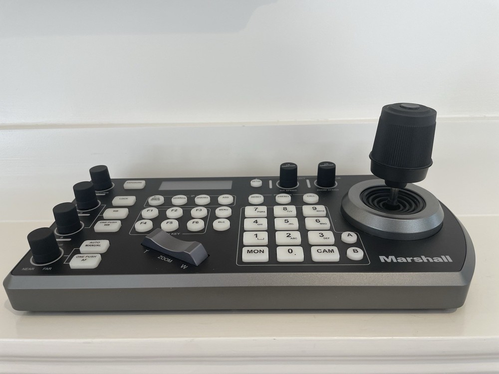 Marshall Electronics VS-PTC-IP PTZ Camera Controller Joystick Keypad Black Gray