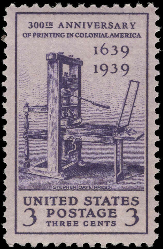 Scott # 857 - Printing - Single Stamp - MNH - 1939.  🆓 🚢 Ping