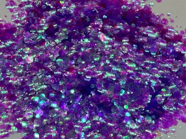 "Abyss" Purple Chunky Glitter Mix