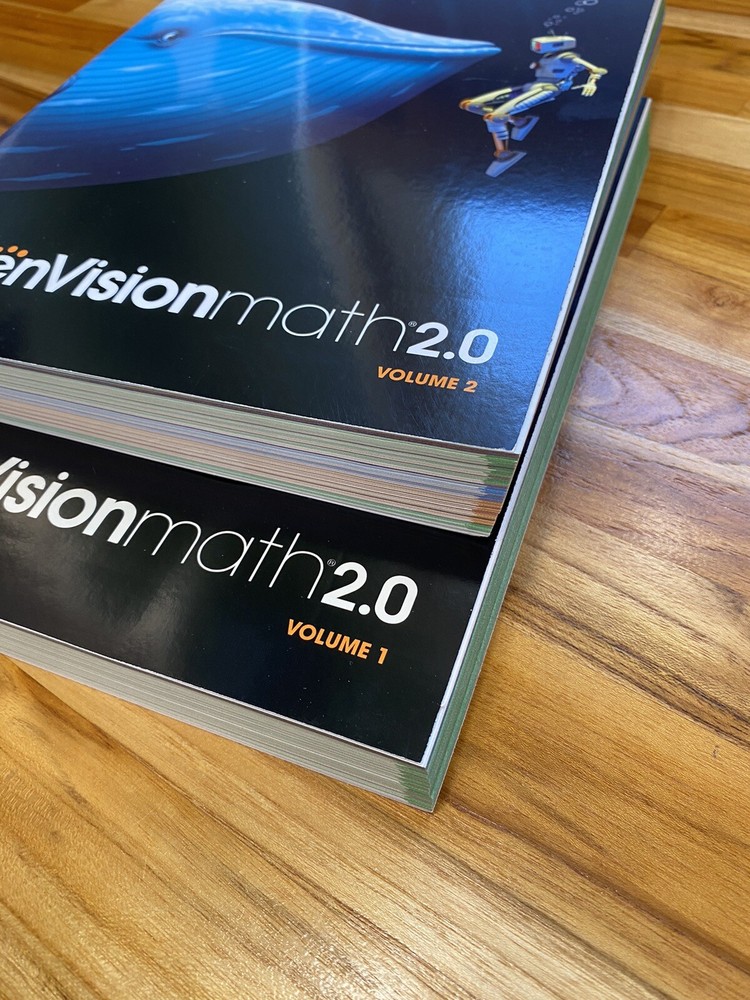 EnVision Math Grade 5 Workbooks & Manipulatives Vol 1 & 2 Common Core Student