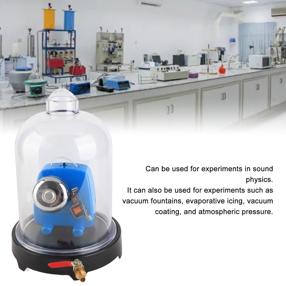 Vacuum Bell Jar Teaching Tools For Classroom Laboratory New