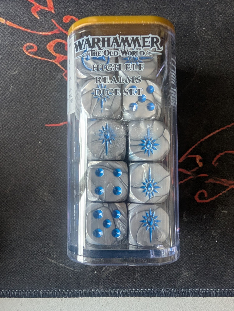 High Elf Realms Dice Set -  Warhammer The Old World OOP