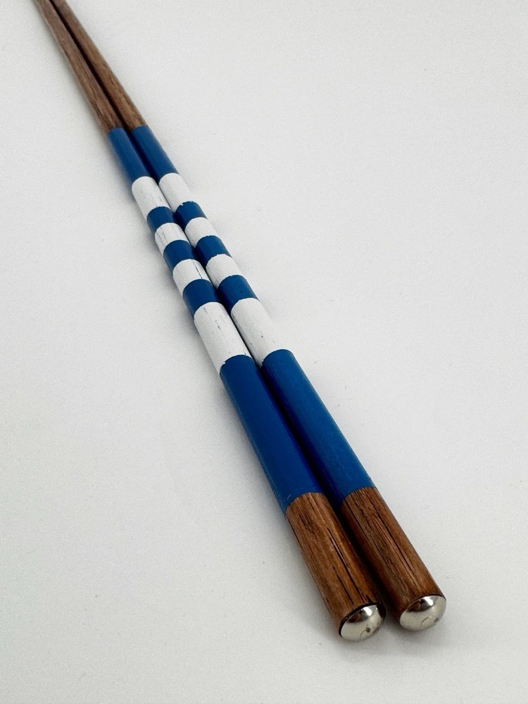 Golf Hickory Alignment Sticks Blue White