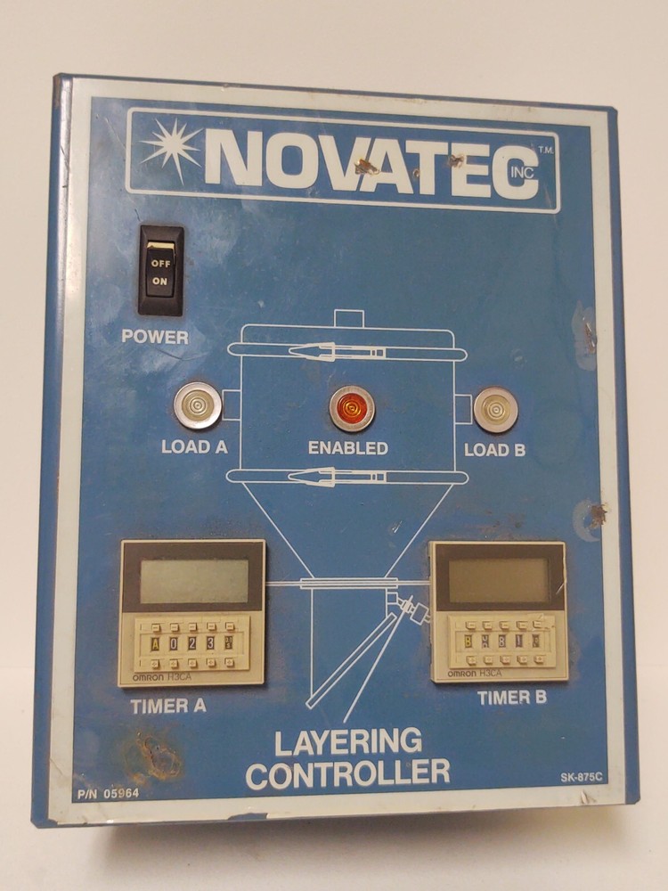 NOVATEC LAYERING CONTROLLER VACUUM LOADER MODEL PROP/BLEND DUAL VALVE