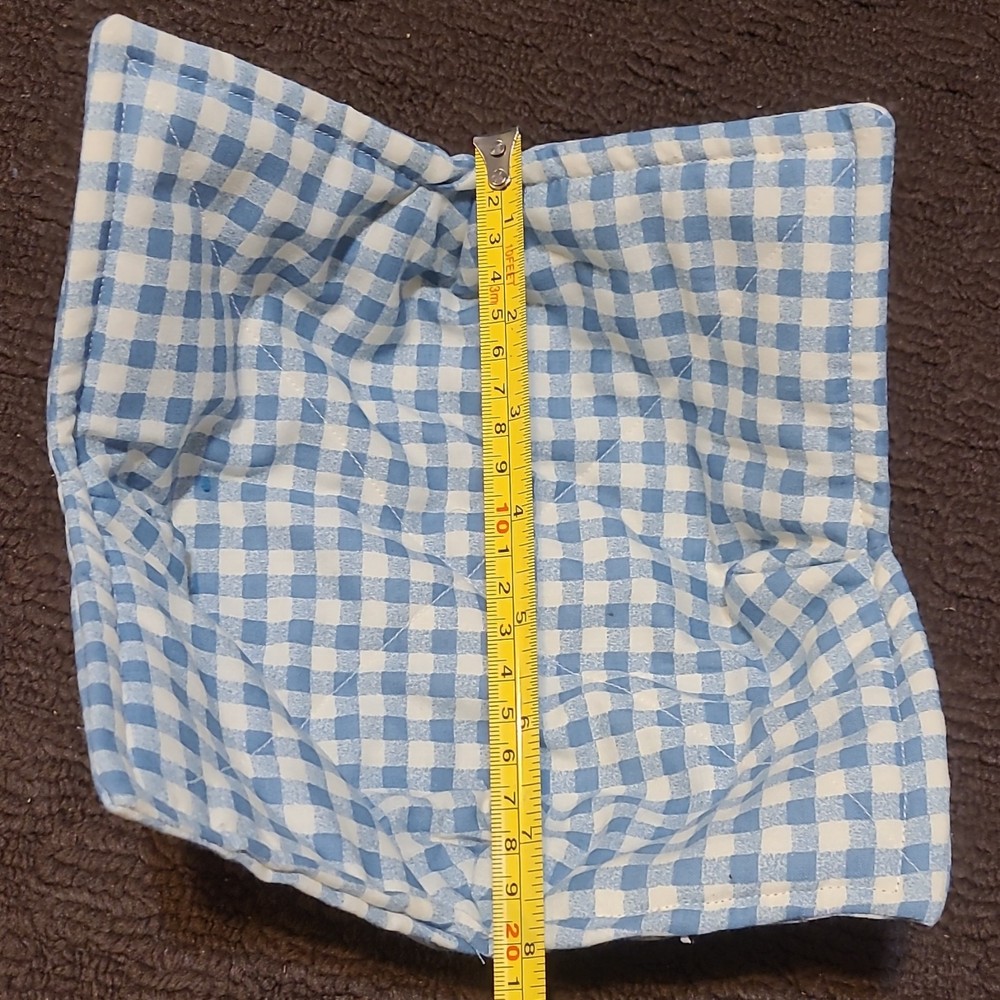 Gingham Style Microwavable Bowl Cozy