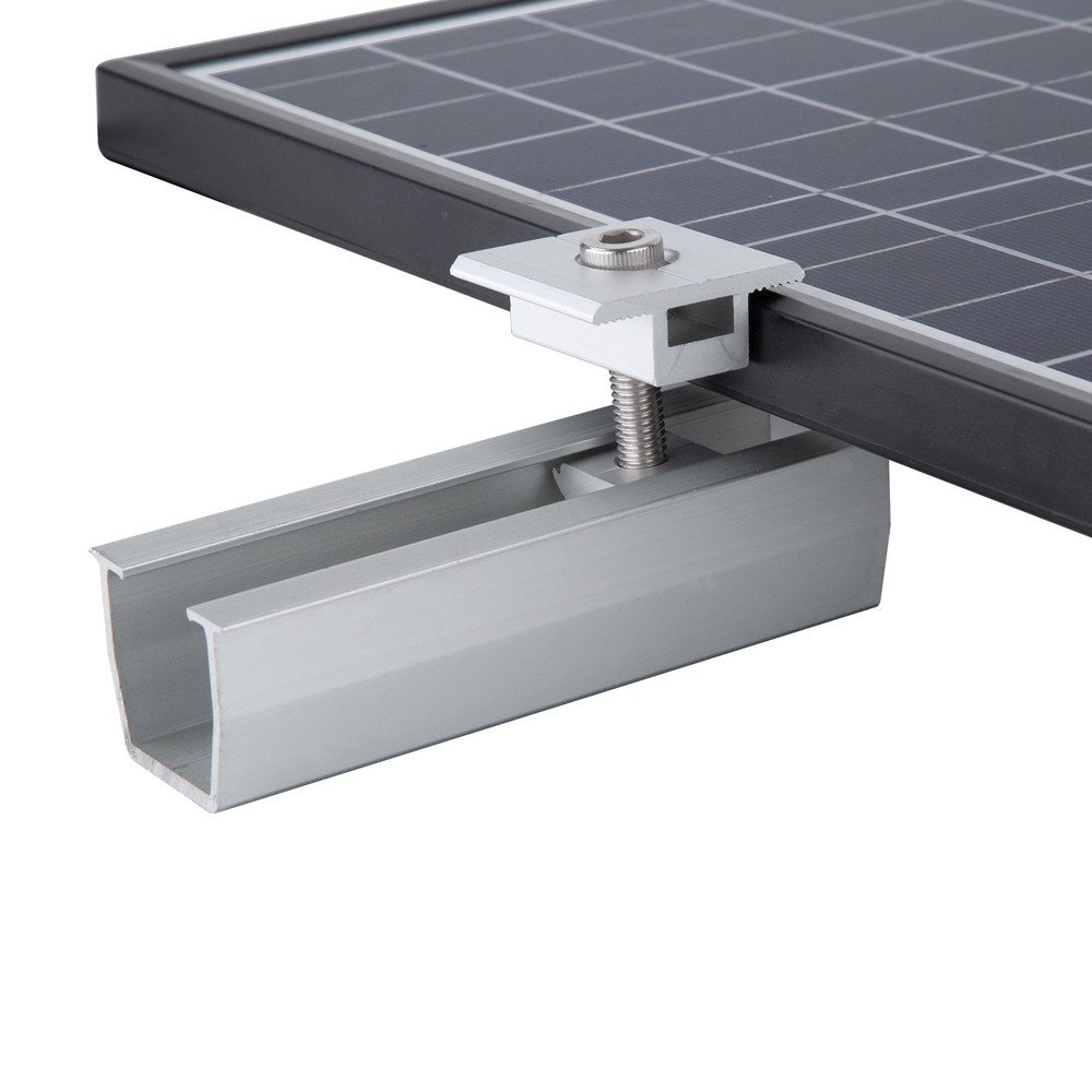 Solar Panel Mounting Brackets Kits System For 1-4 PCS Solar Panels