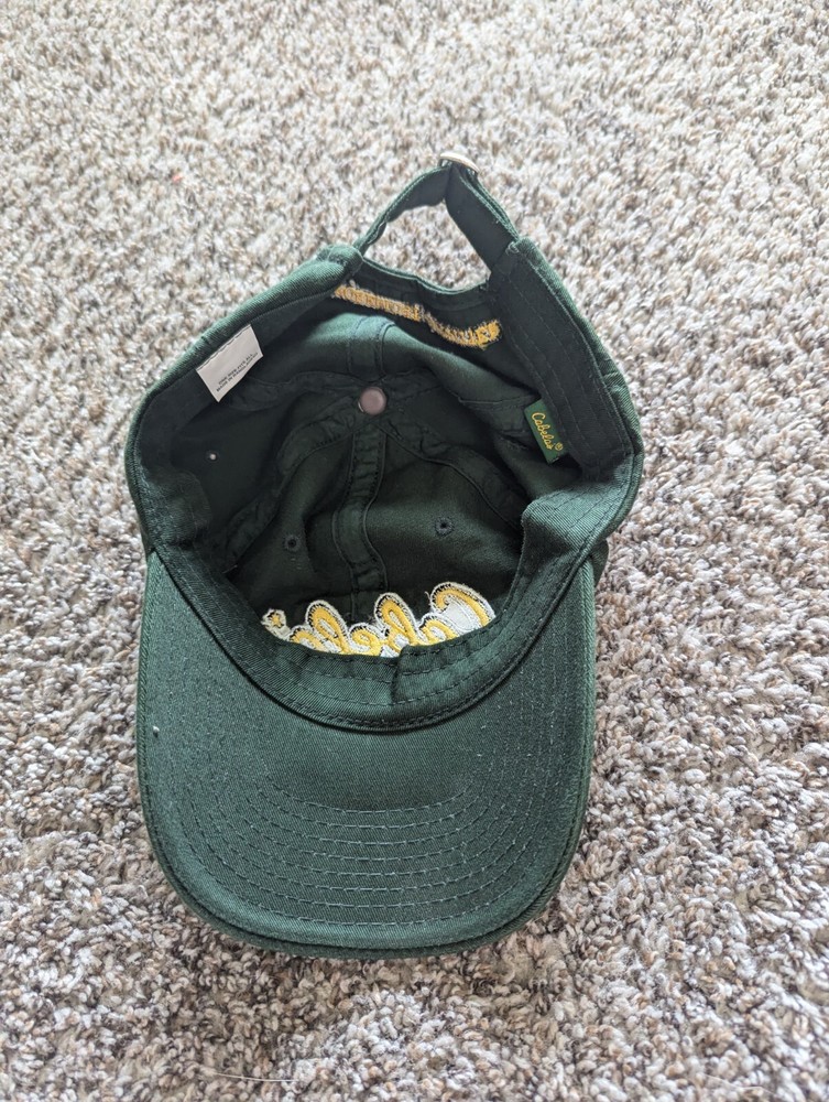 CABELA'S - Green - One Size Adjustable STRAPBACK Baseball Cap Hat