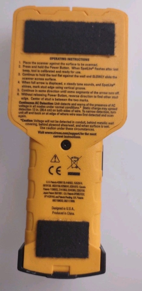 Zircon Stud Sensor Pro LCD Display Used Tested & Works