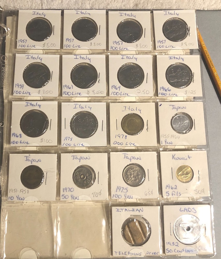 world coins lot bulk old