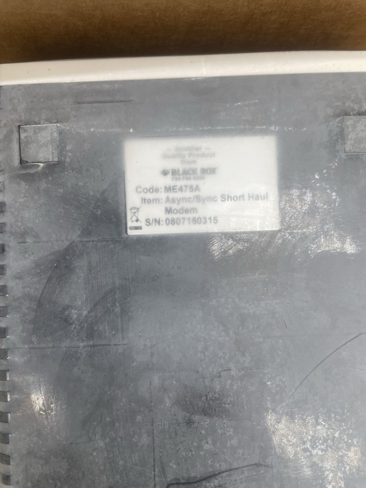 Black Box ME475A-R2 Async/Sync Short-Haul Modem