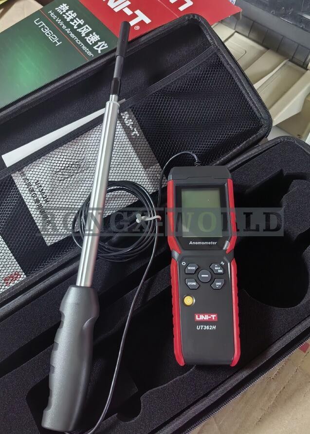 UNI-T UT362H Hot Wire Anemometer Sensor Wind Velocity/Volume/Temperature Tester