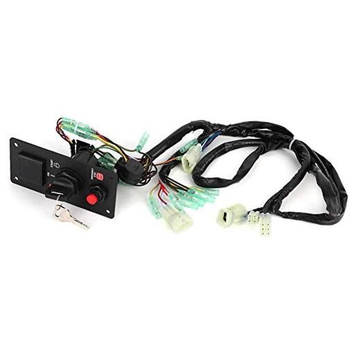 Ignition Switch Panel Outboard Single Engine Key Switch Panel Assembly On-Off