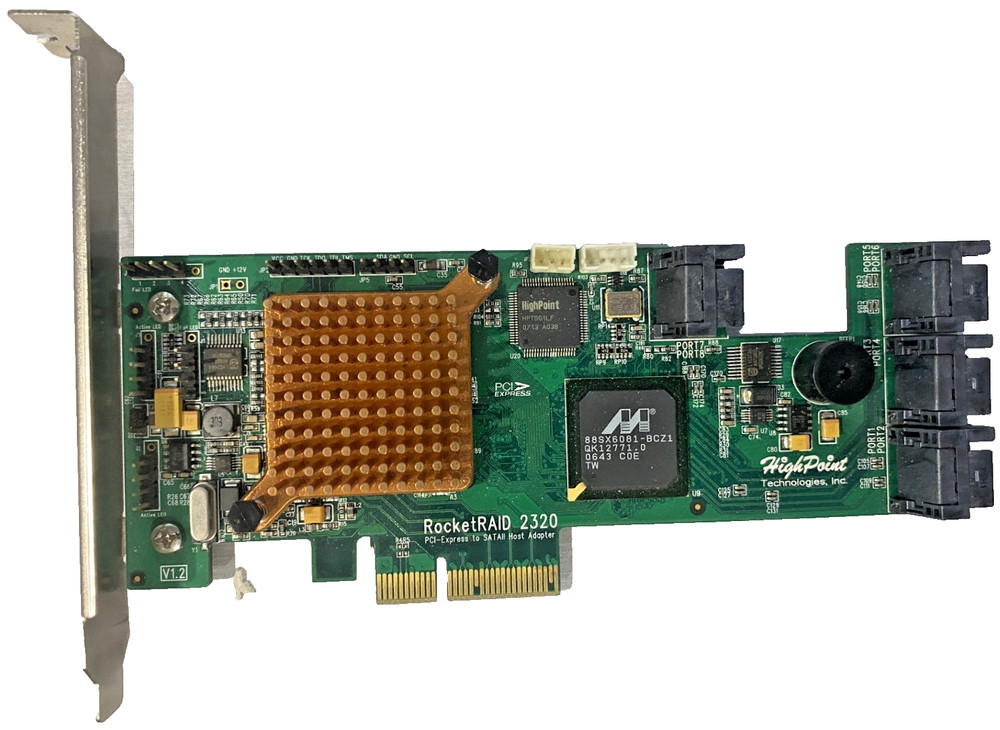 HighPoint RocketRaid 2320 8 Channel PCI Express SATA II Raid Controller