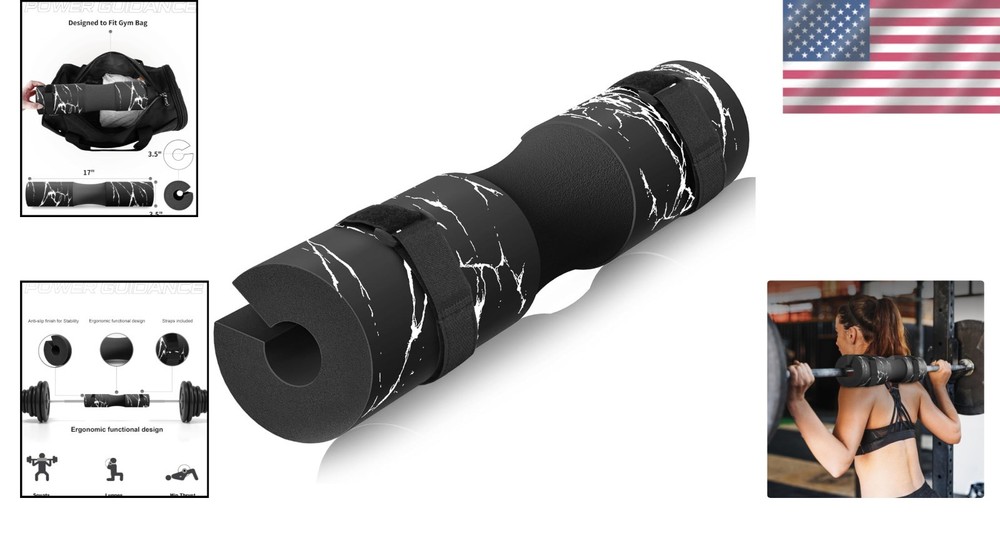 Multi-Exercise Barbell Pad - Ergonomic & Anti-Slip for Secure Lifting Experience