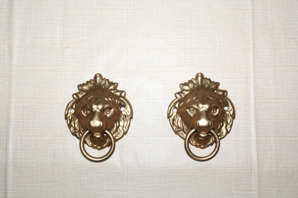 Seth Thomas Clock Lion Heads
