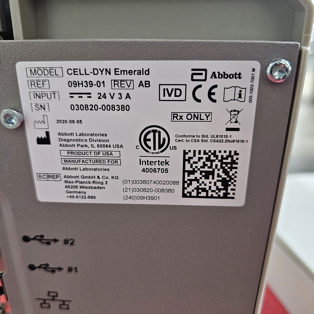 Abbott Cell-Dyn Emerald Hematology Analyzer