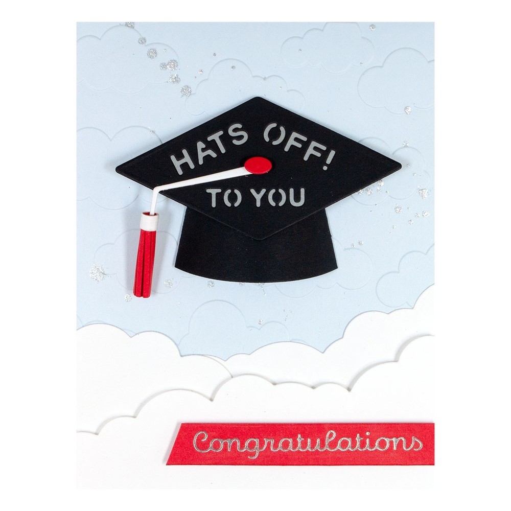 Spellbinders Embossing Folder-Open Road Head In The Clouds