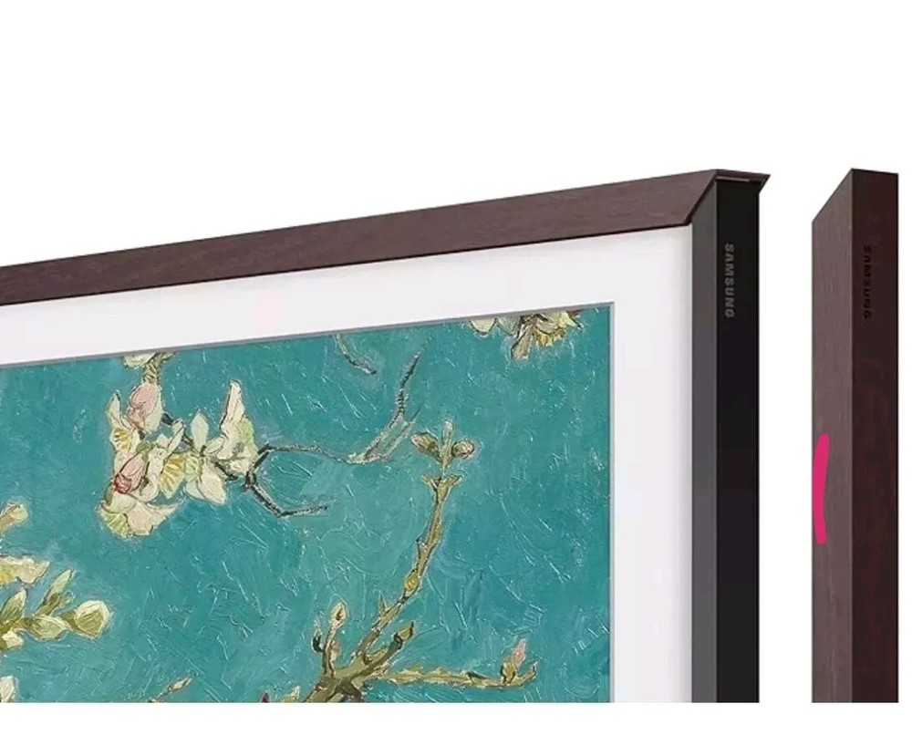 Samsung - 55” The Frame Customizable Bezel - Modern Brown