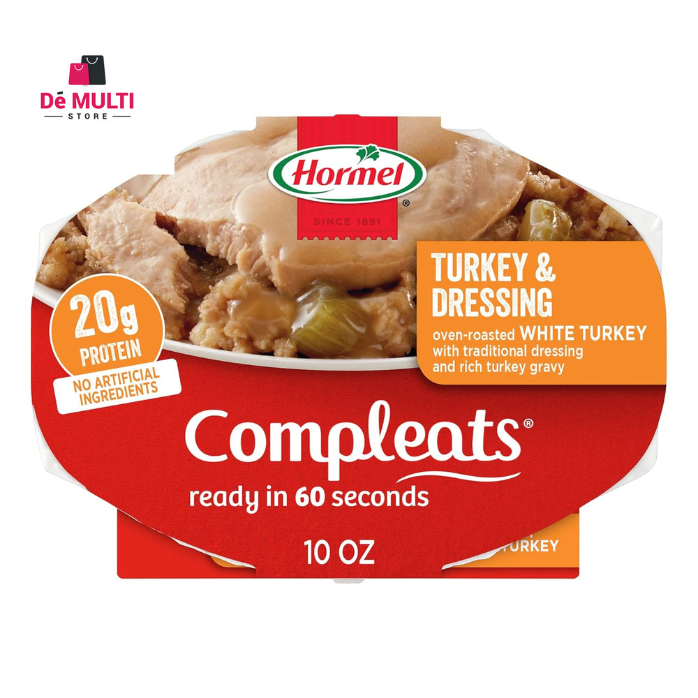 Turkey & Dressing Microwave Tray, 10 Oz. (6 Pack)