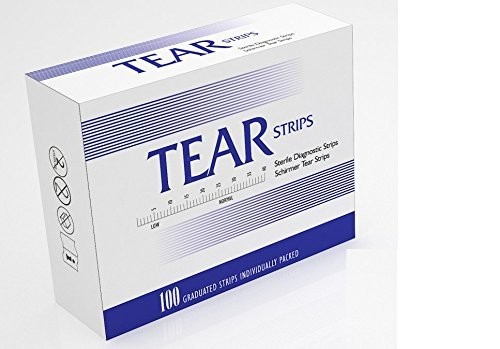 100 Individually Packaged Diagnostic Schirmer Tear Strips - Graduated Design