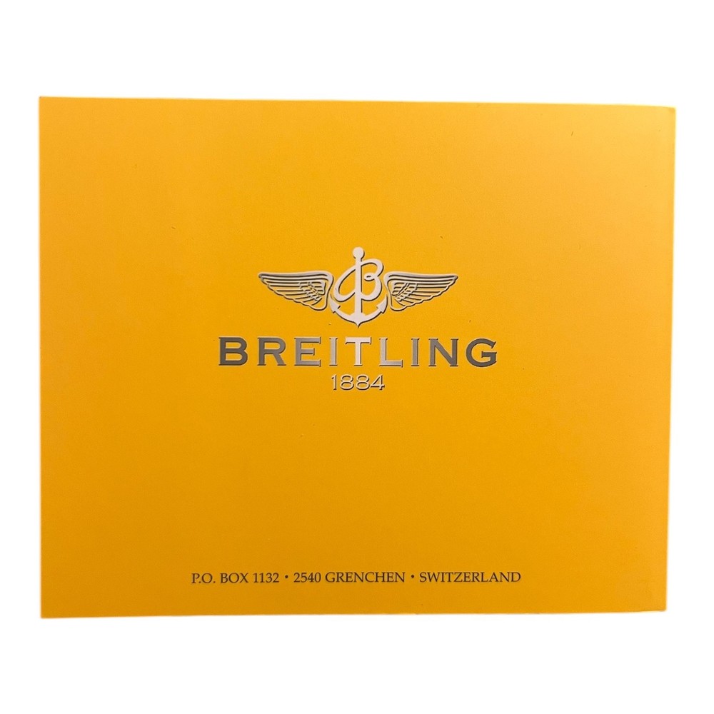 Breitling Navitimer Instructions Booklet