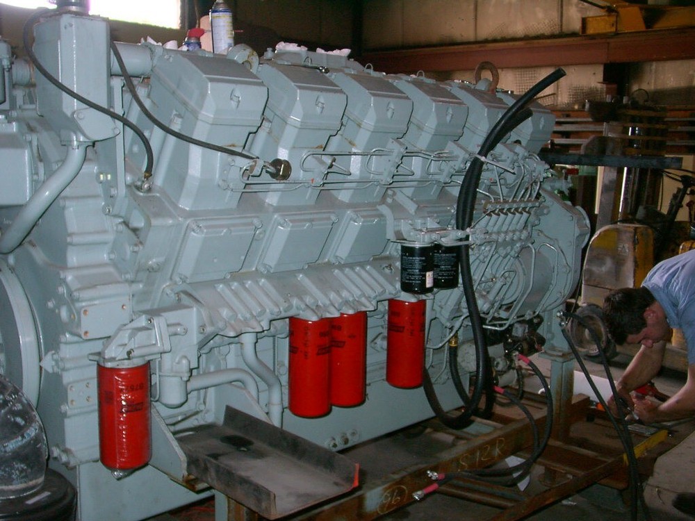 Mitsubishi S12R-Y1PTA-2 diesel engine