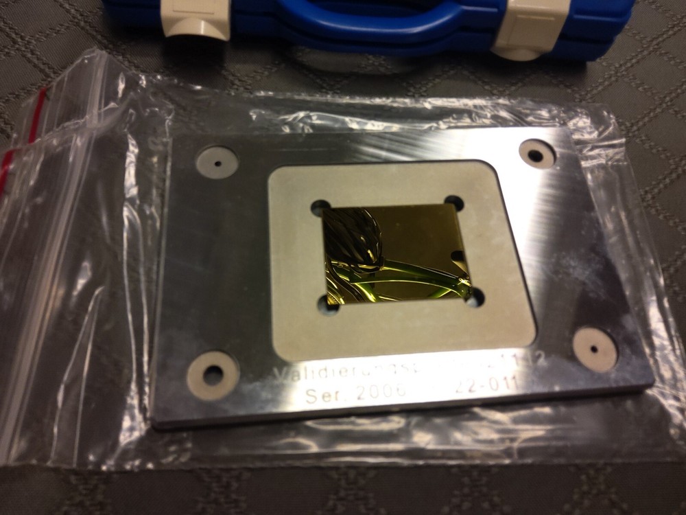 Validation Plate, Validierungsplate, l21112, German, Bruker Spectrometer??