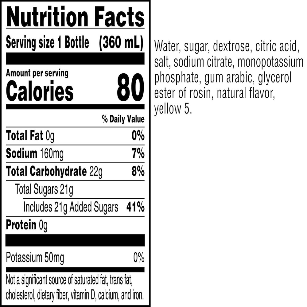 Hydration Essential: 12 Pack Lemon-Lime Electrolyte Drink - 12 Fl Oz Bottles