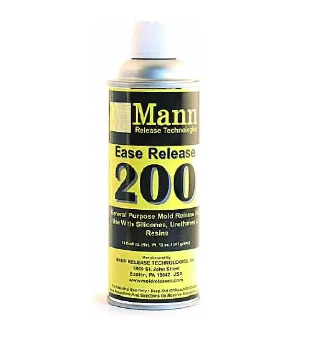 Release Aerosol Mold 14 oz Ease 200 Mann Technologies Clear Fluid