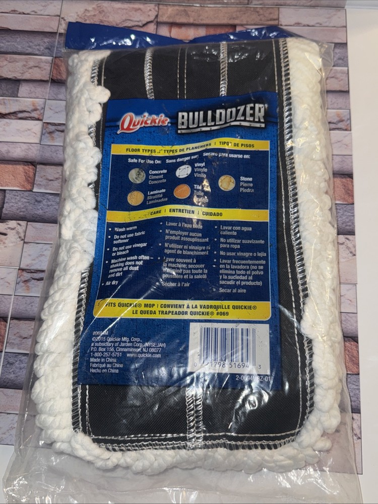 Quickie BULLDOZER Microfiber 24" Dust Mop Refill