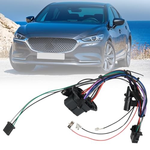 Headlight Wire Harness with Socket Fits for Mazda 6 2012 2013 2014 2015 2016