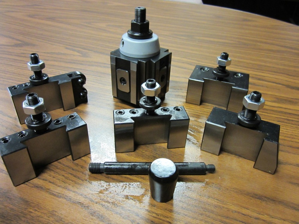 6-12" QUICK CHANGE TOOL POST-6PCS/SET-Piston TYPE #830A-532--new