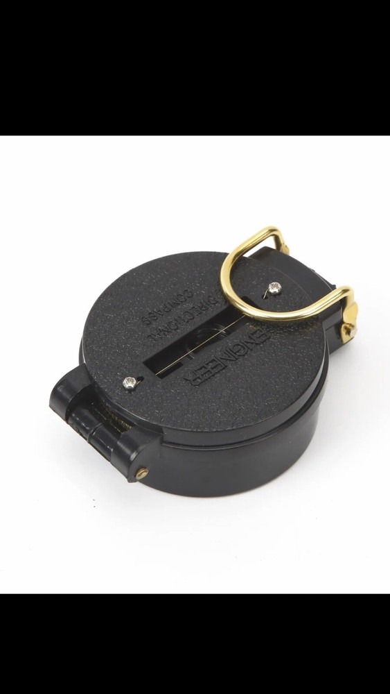 OZARK TRAIL LENSATIC COMPASS, BLACK