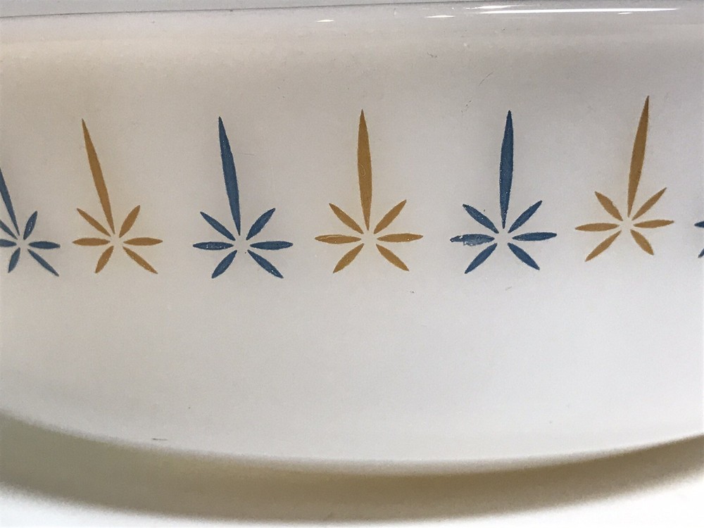 Fire King Candle Glow Round Casserole Dish