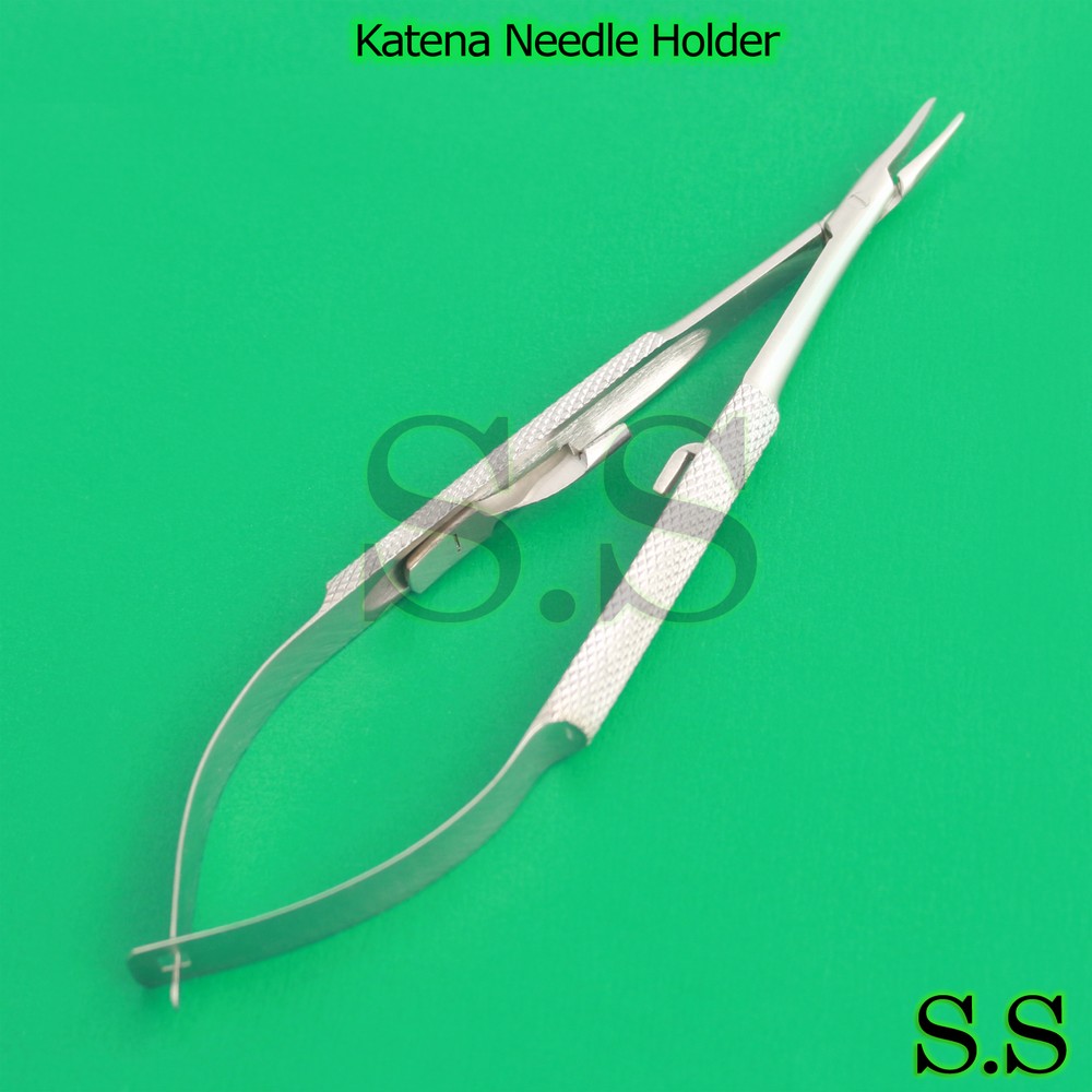 Katena Needle Holder With Lock Curved 5"