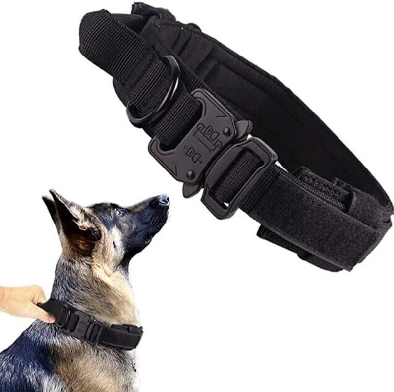 Tactical Dog Harness with Handle No-pull Large Military Collar US Working Dog
