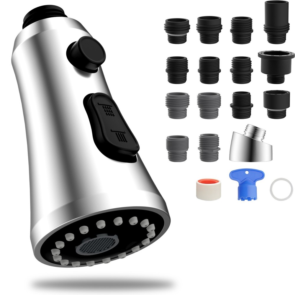 3 in 1 Kitchen Faucet Replacement 3-Function Kitchen Sink Spray Nozzle