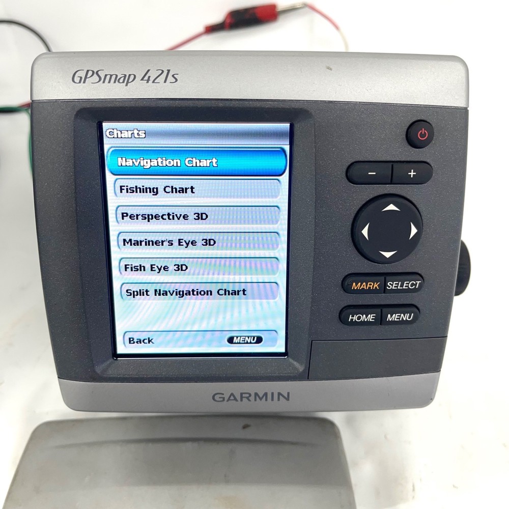 Garmin GPSmap 421S (Color) ChartPlotter GPS Sonar Fishfinder (Tested)
