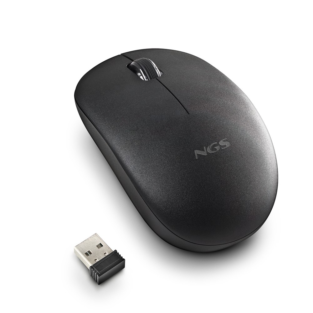NGS Fog Pro, Wireless Silent Mouse, Black