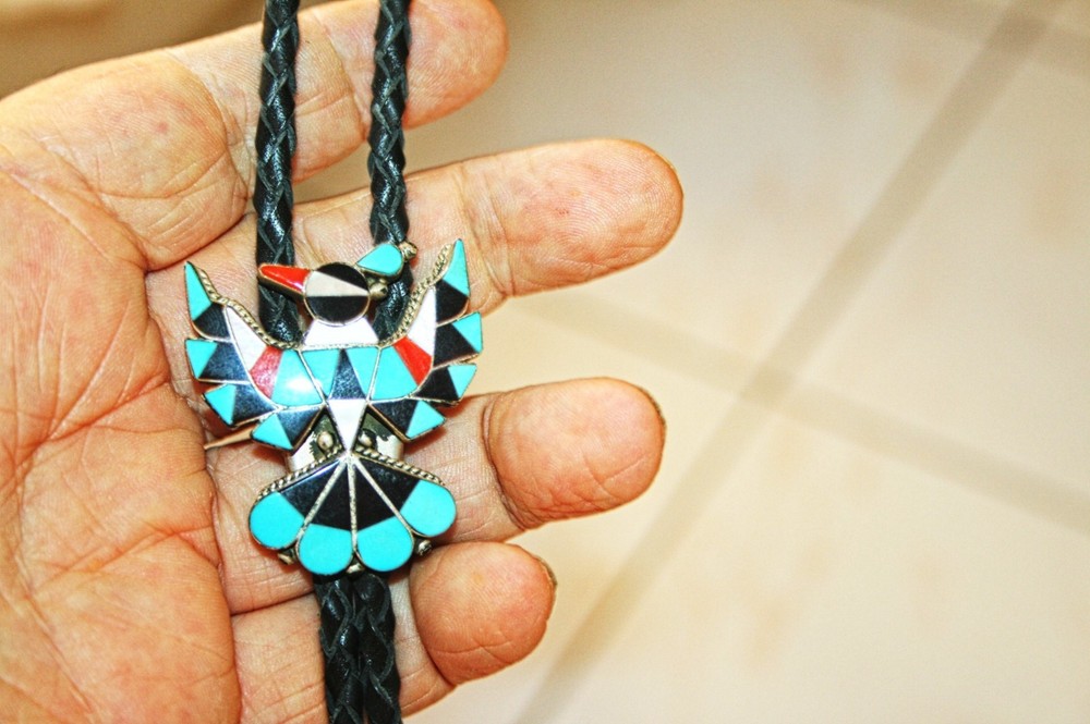 Vintage Zuni Thunderbird Bola