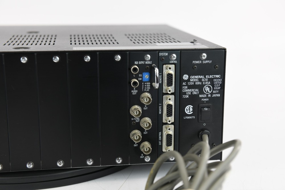 GE System Controller Model SC10 - RGB & Video Input Modules - For Parts