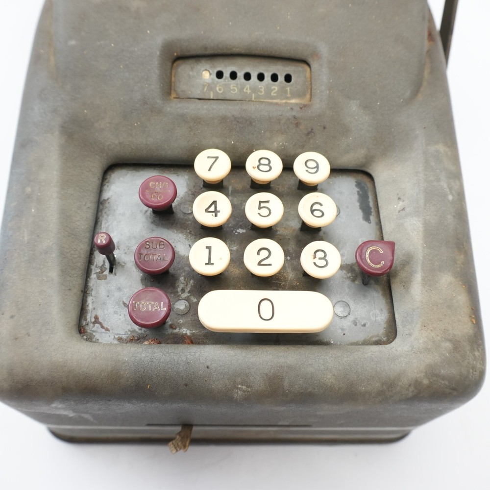TESTED Remington Rand Manual Adding Calculating Book keeping Adding Machine