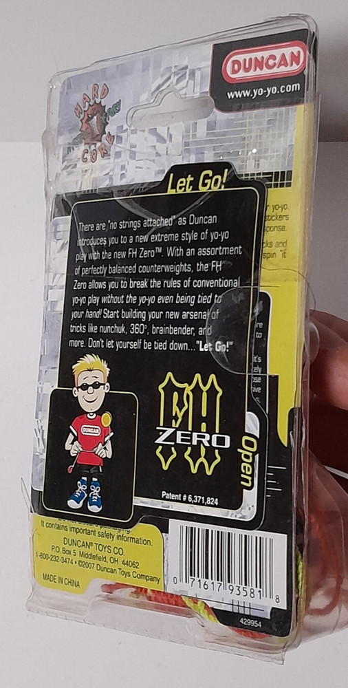 Duncan Freehand Zero Yoyo Orange Spider Web