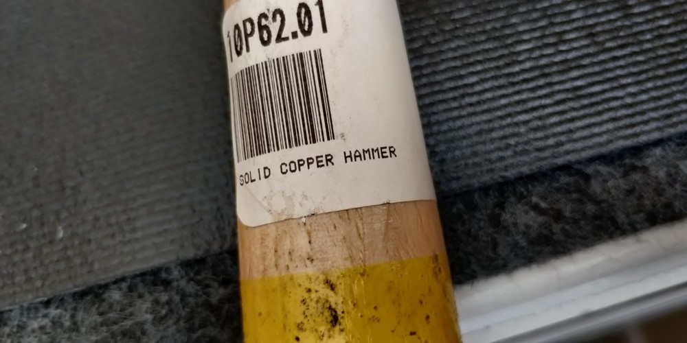 Cook 1 Lbs Non-Sparking Copper Hammer Solid copper head USA 🇺🇸MADE