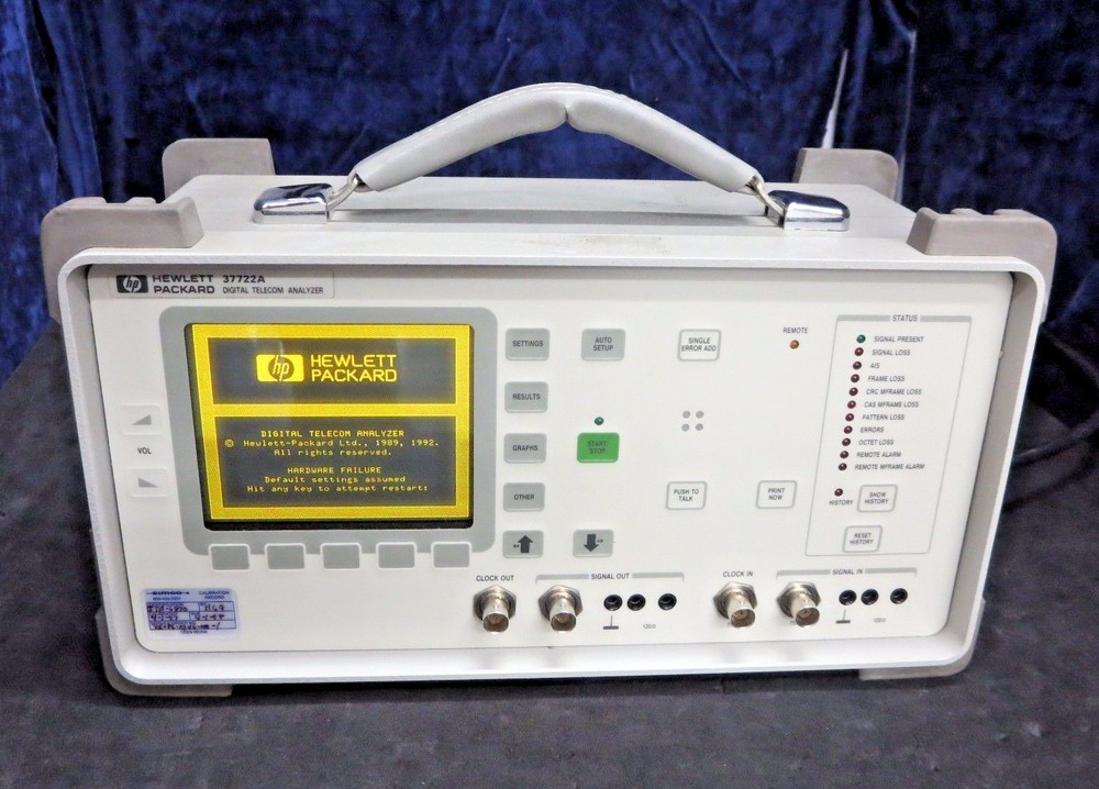 Hewlett Packard 37722A Digital Telecom Analyzer