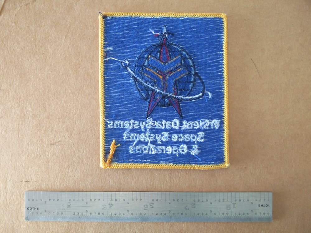 Authentic/Original USAF Trident Data Systems Space Systems & Operations Patch